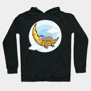 funny sleep sloth illustration - humour gift for brothers Hoodie